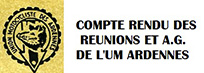 Compte Rendu de réunions de l'UM ARDENNES